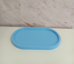 Bandeja Baixa Oval Azul Bebê - imagem 1