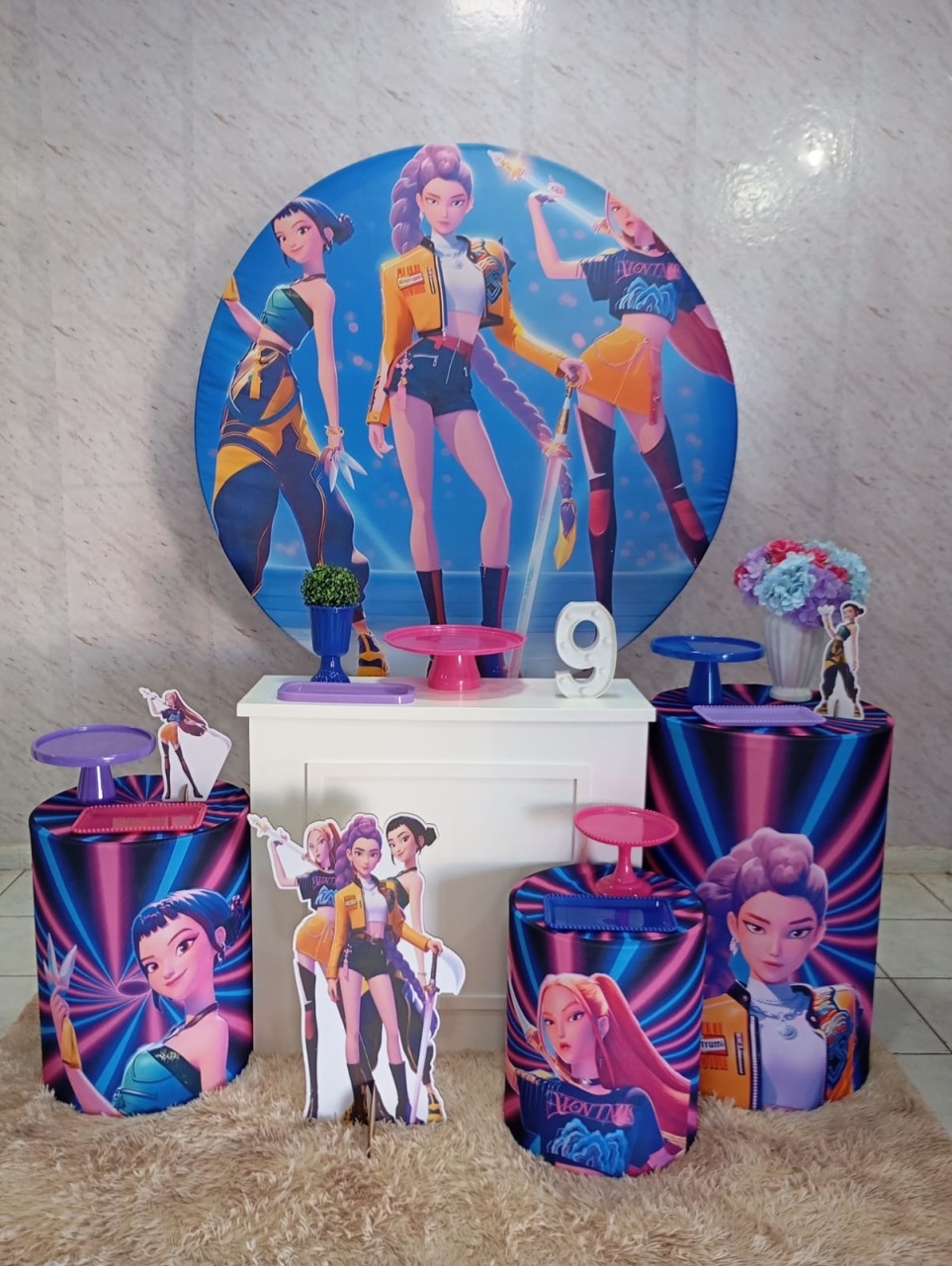 Kit Ouro Guerreiras Do K-Pop - Greicy Art´S Decor