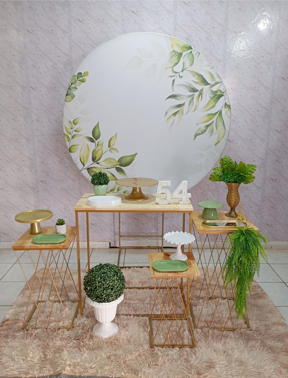 Kit Ouro Folhagem - Greicy Art´S Decor