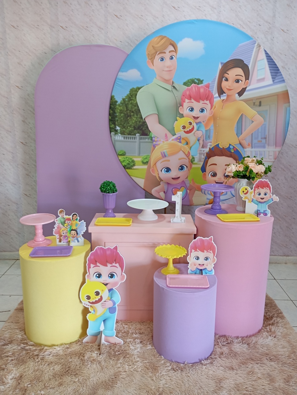 Kit Diamante Bebefinn Menina  - Greicy Art´S Decor