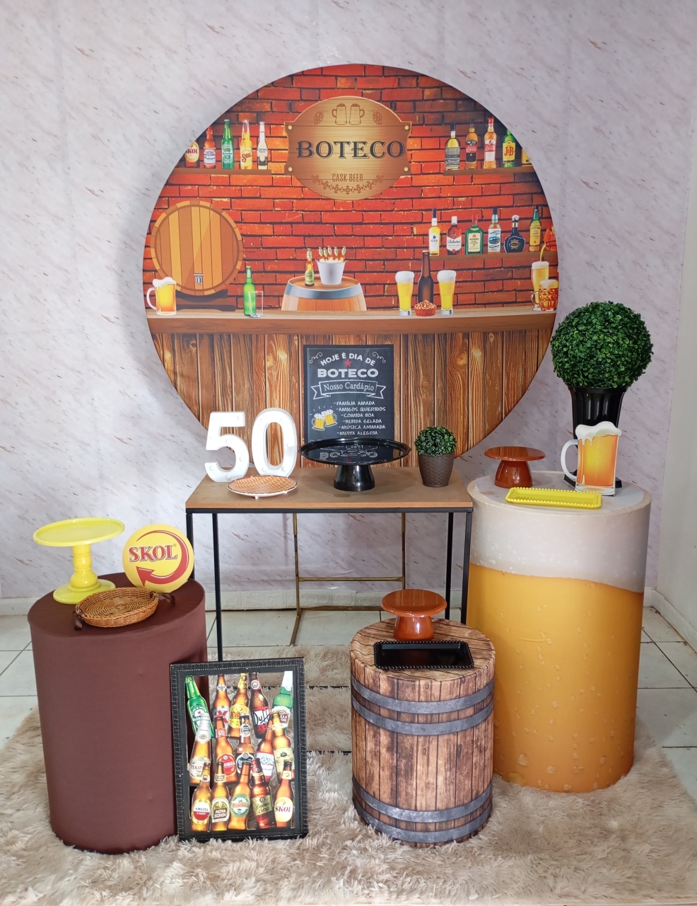 Kit Ouro Boteco - Greicy Art´S Decor