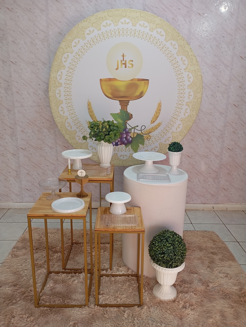 Kit Ouro 1° Eucaristia Ii - Greicy Art´s Decor