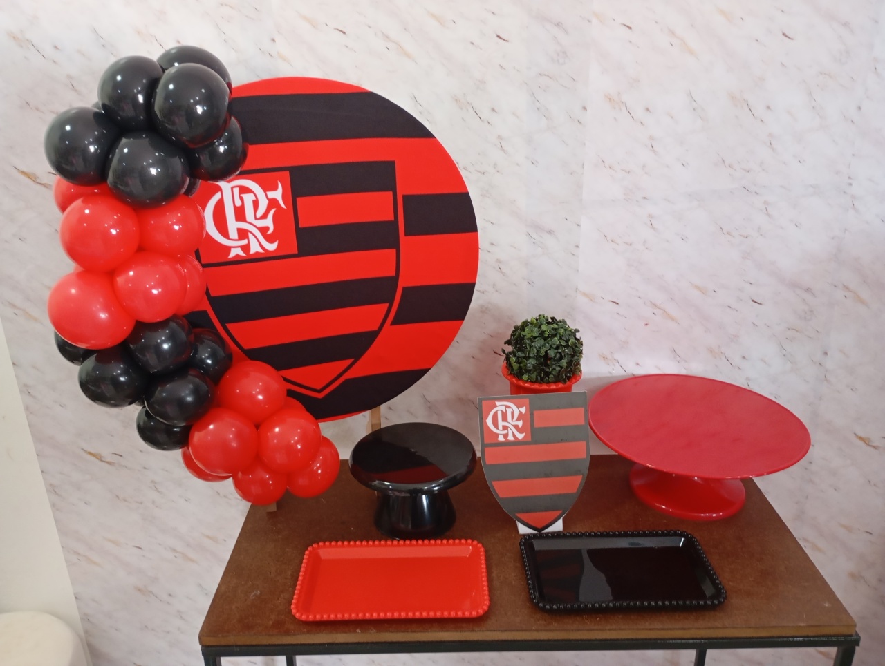 Mini Kit de Mesa Flamengo - Greicy Art´s Decor