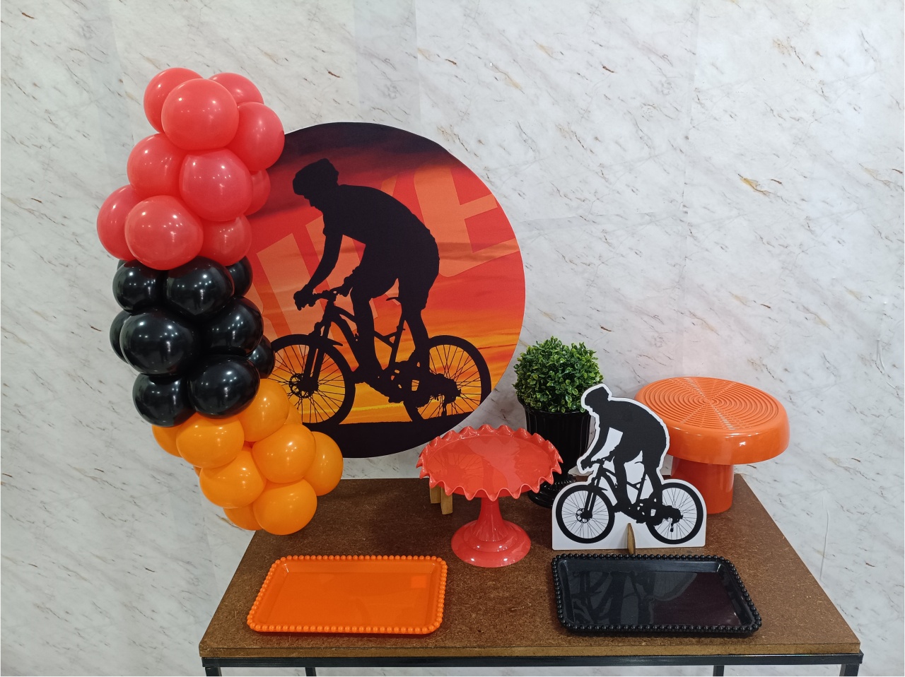 Mini Kit de Mesa Bike - Greicy Art´s Decor
