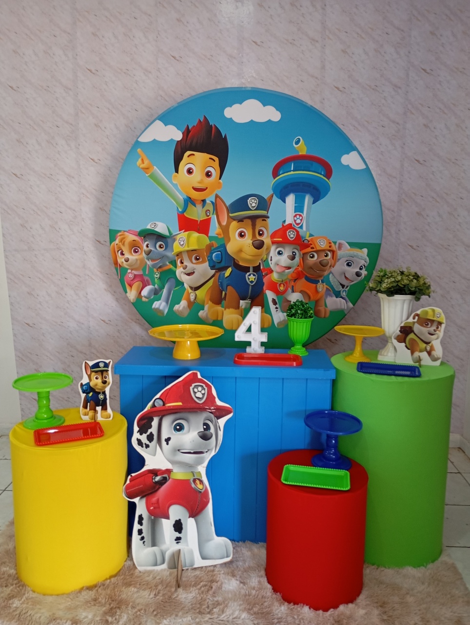 Kit Ouro Patrulha Canina 2 - Greicy Art´s Decor