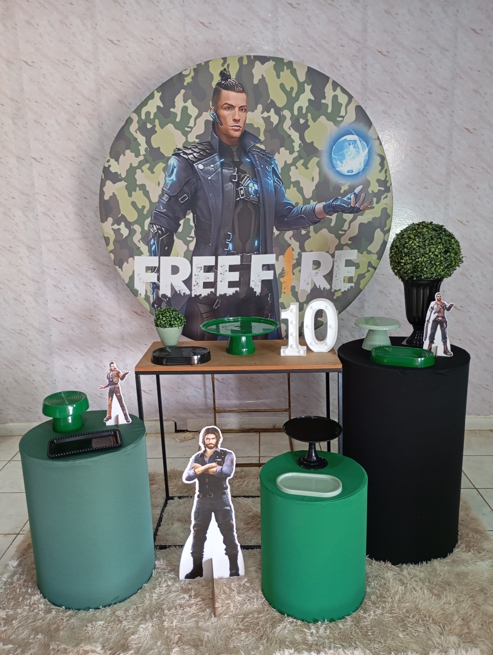 Kit Ouro Freefire - Greicy Art´s Decor