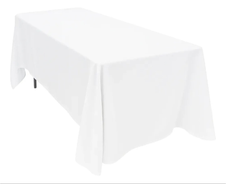Toalha Quadrada Branca Oxford G - Greicy Art´s Decor