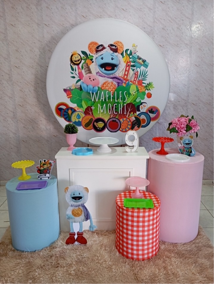 Kit Ouro Waffles + Mochi - Greicy Art´S Decor