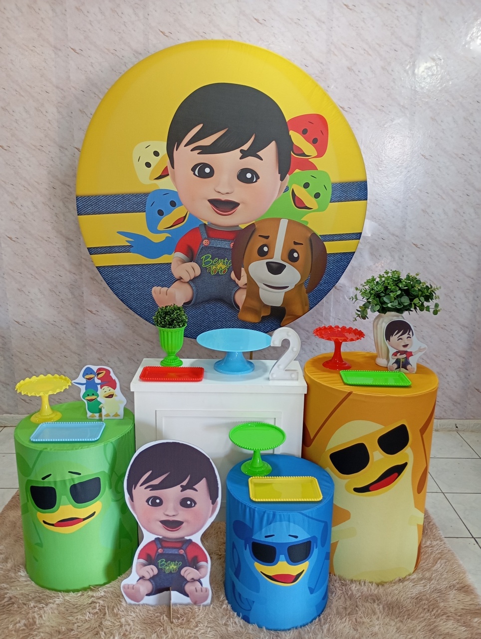 Kit Ouro Bento E Totó - Greicy Art´S Decor