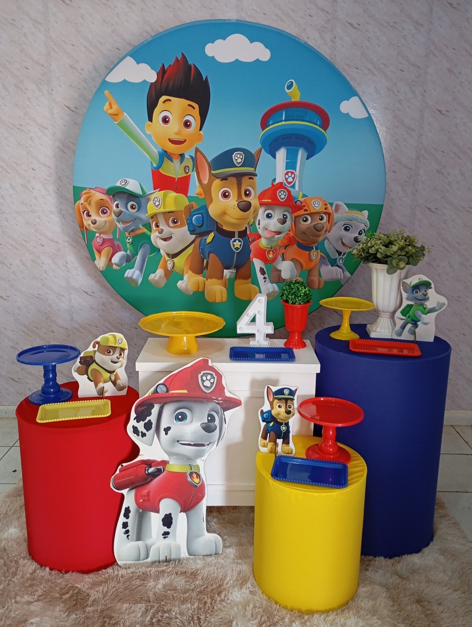 Kit Ouro Patrulha Canina  - Greicy Art´S Decor