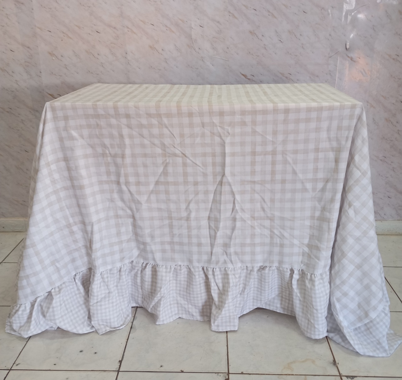 Toalha Retrô Com Mesa Cavalete - Greicy Art´s Decor