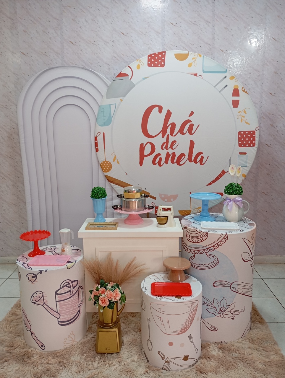 Kit Diamante Chá de Panela Colorido - Greicy Art´S Decor