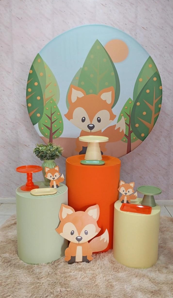 Kit Prata Raposinha  - Greicy Art´S Decor