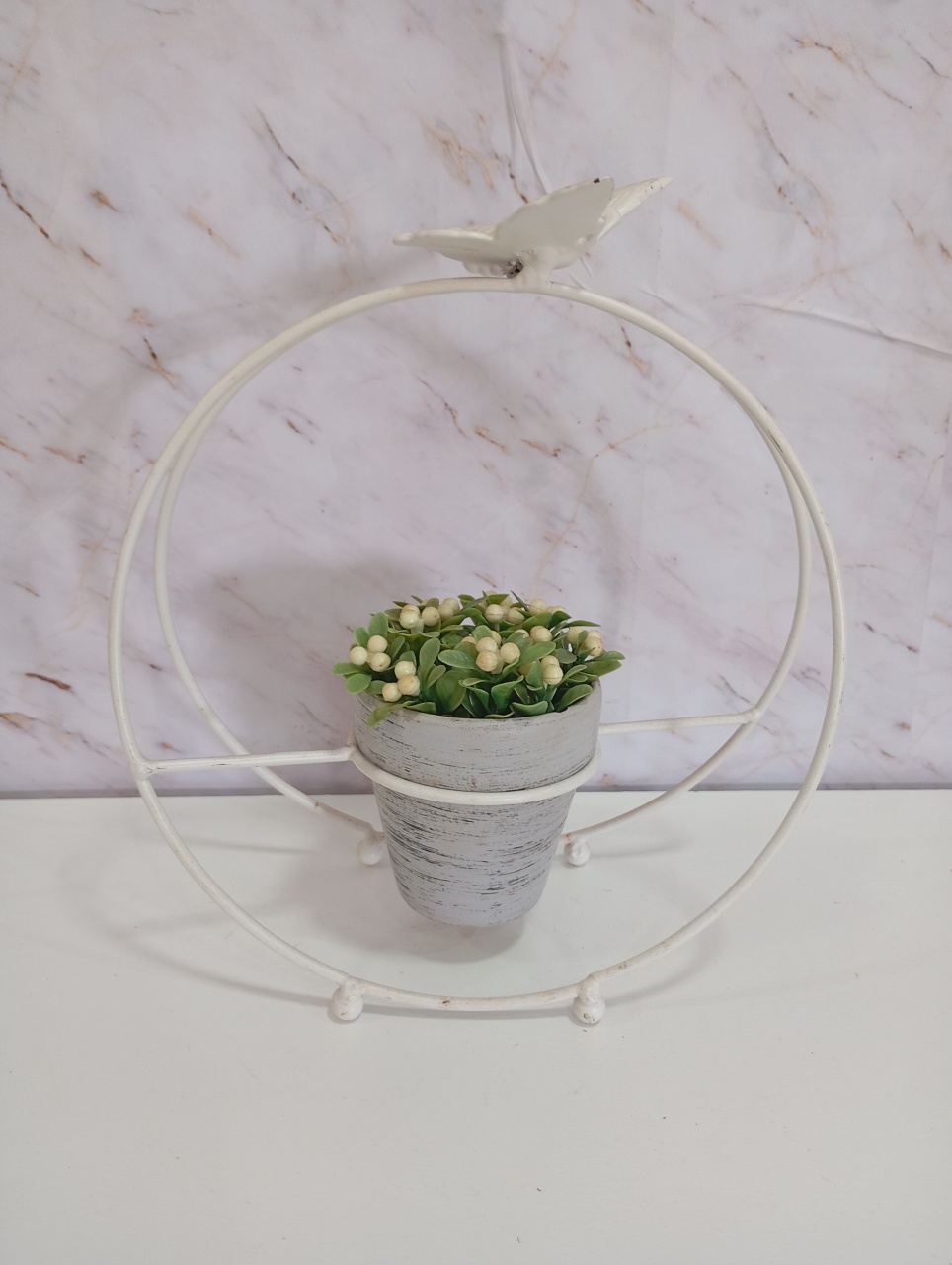 Decoração Vasinho Com Suporte - Greicy Art´s Decor