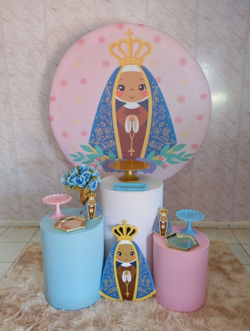 Kit Prata Nossa Senhora  - Greicy Art´S Decor
