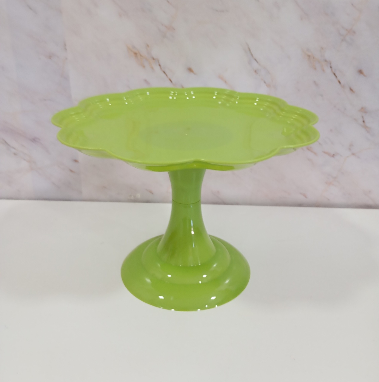 Bandeja Alta Flor Pistache - Greicy Art´s Decor