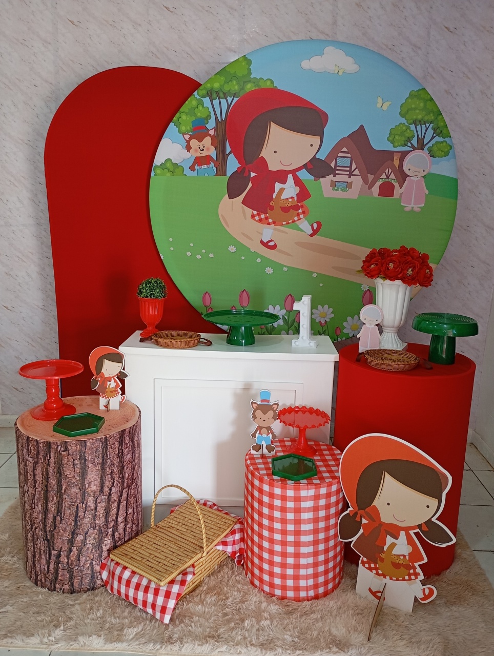 Kit Diamante Chapeuzinho Vermelho - Greicy Art´S Decor