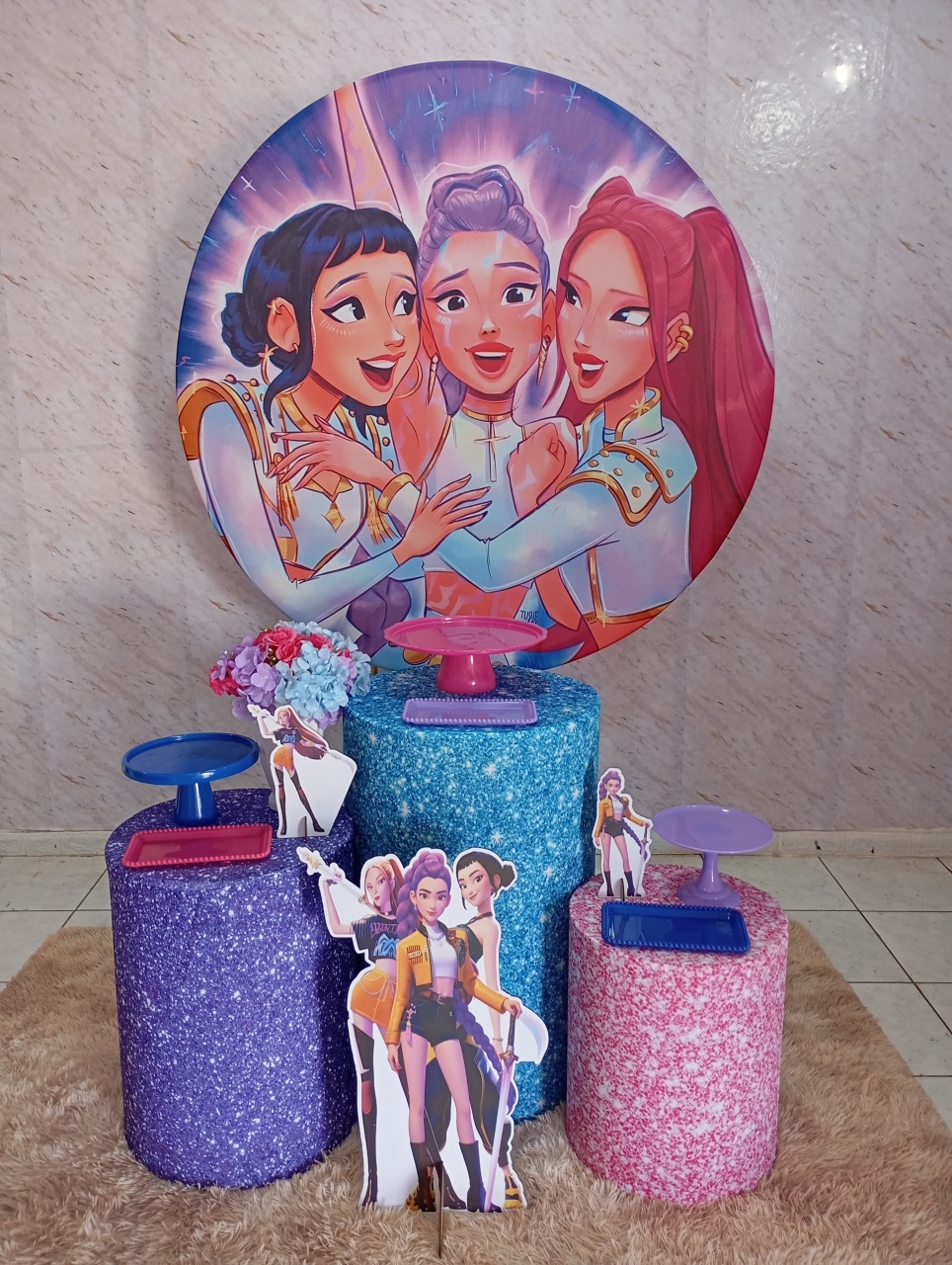 Kit Prata Guerreiras Do K-Pop Ii - Greicy Art´s Decor