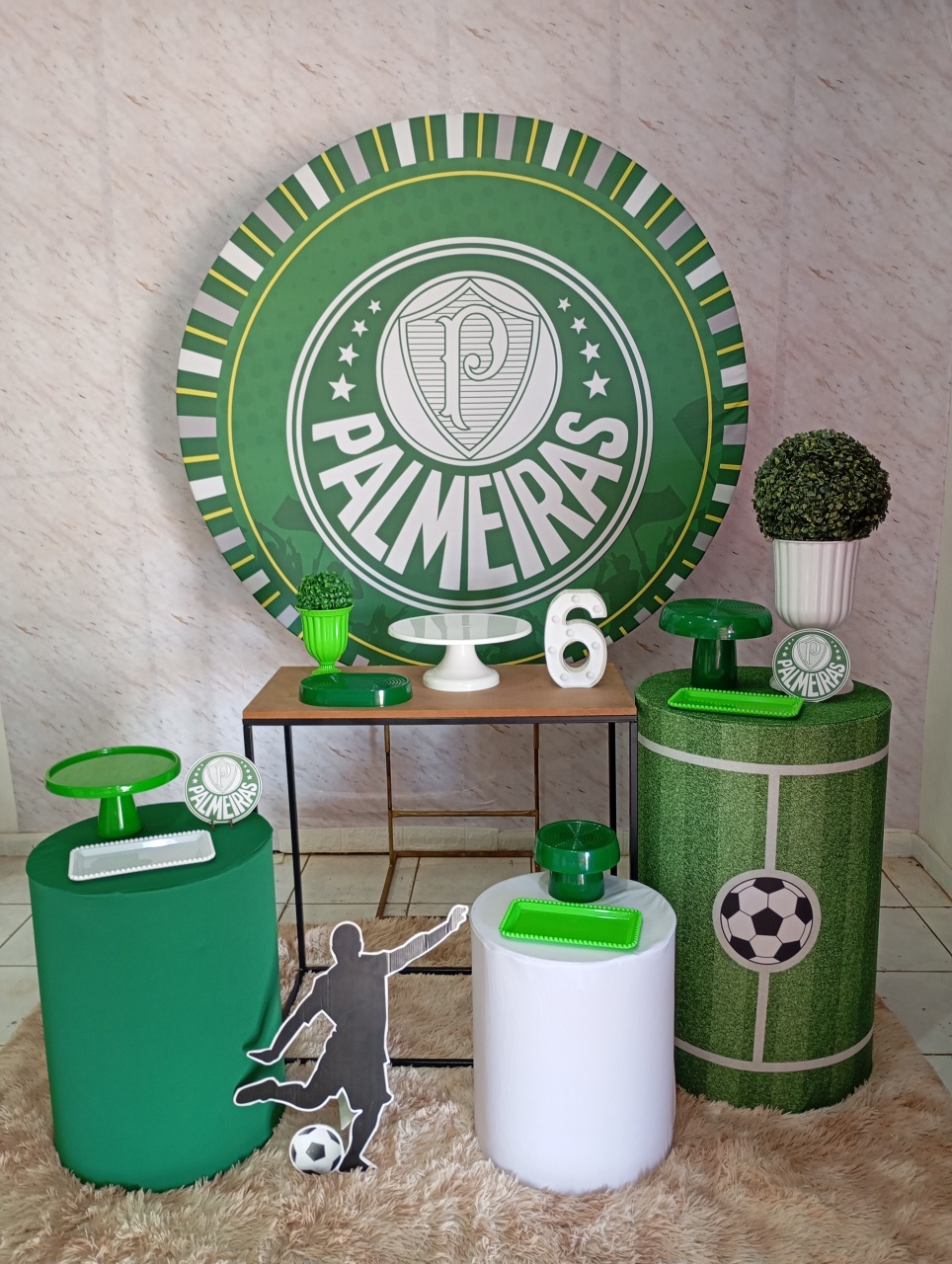 Kit Ouro Palmeiras Ii - Greicy Art´S Decor