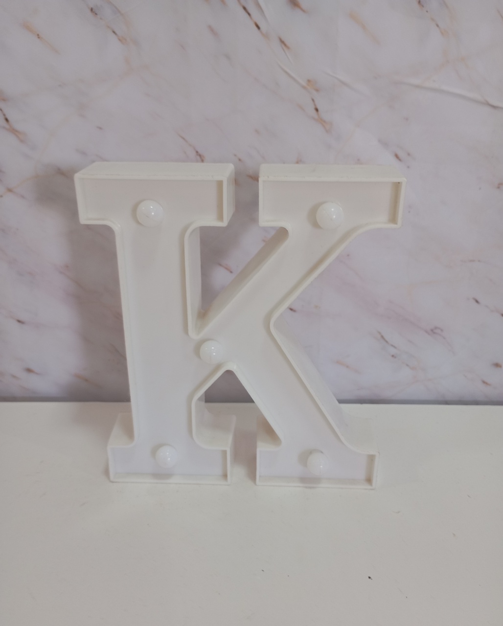 Led Mesa Decorativo Letra K - Greicy Art´s Decor