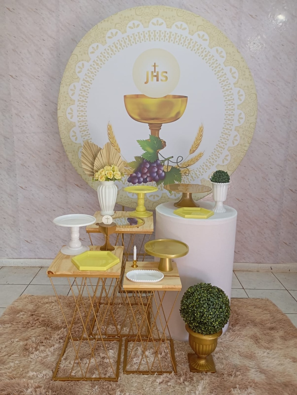 Kit Ouro 1° Eucaristia - Greicy Art´s Decor
