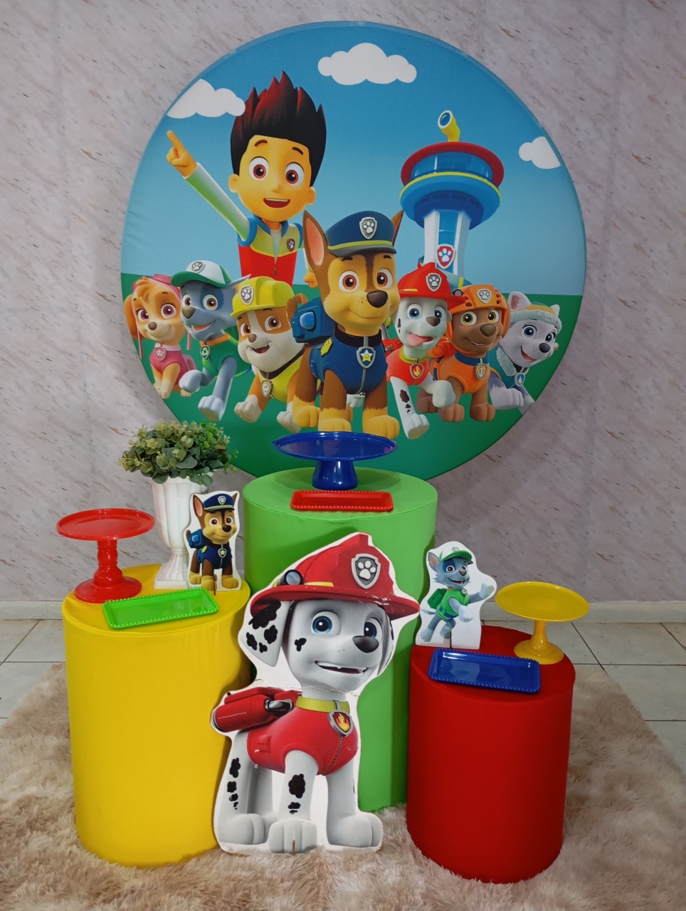 Kit Prata Patrulha Canina 2 - Greicy Art´s Decor