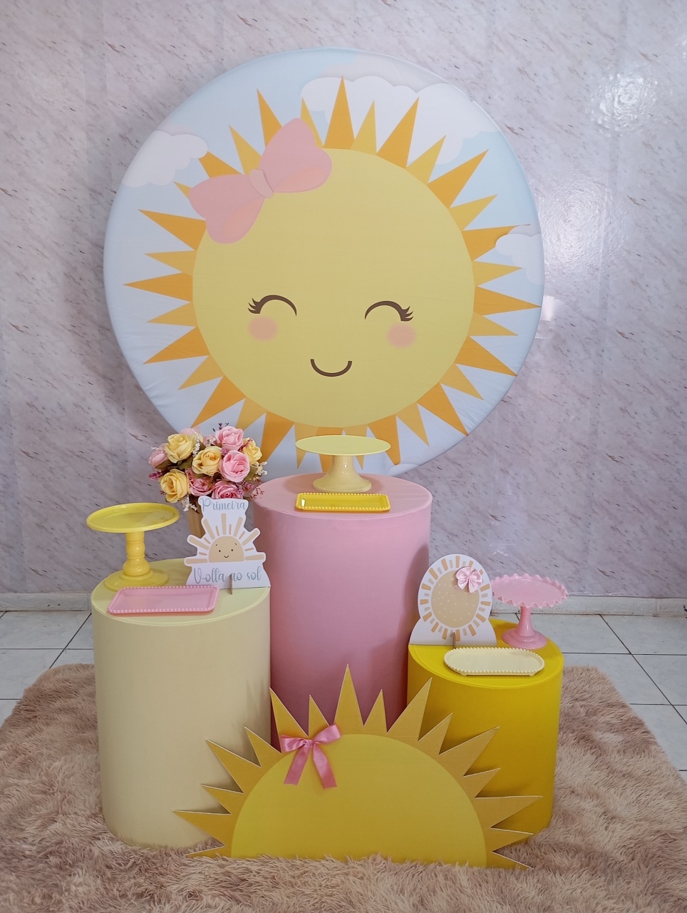 Kit Prata 1° Volta Ao Sol  - Greicy Art´S Decor