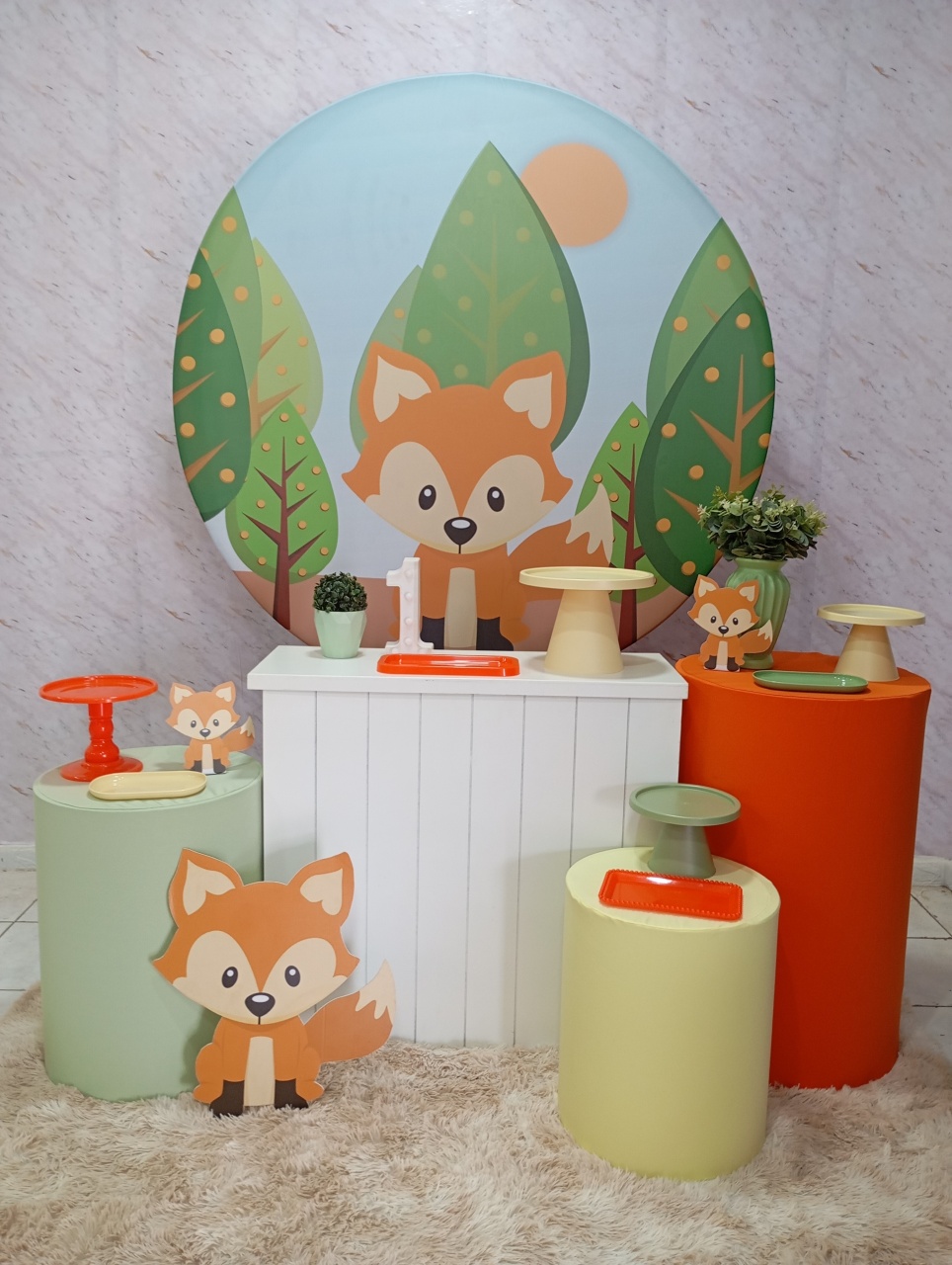 Kit Ouro Raposinha  - Greicy Art´S Decor