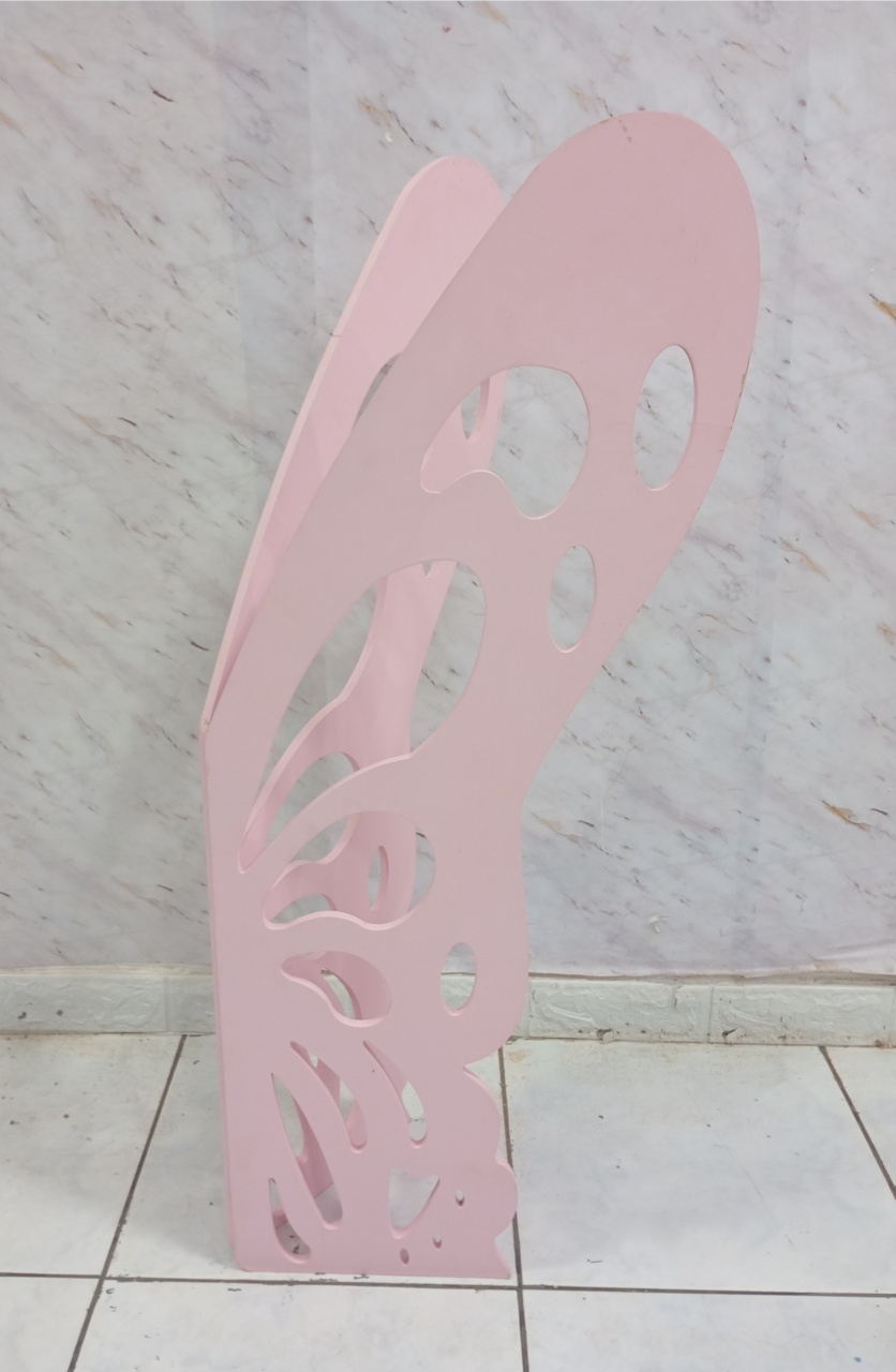 Asa de Borboleta Rosa - Greicy Art´s Decor