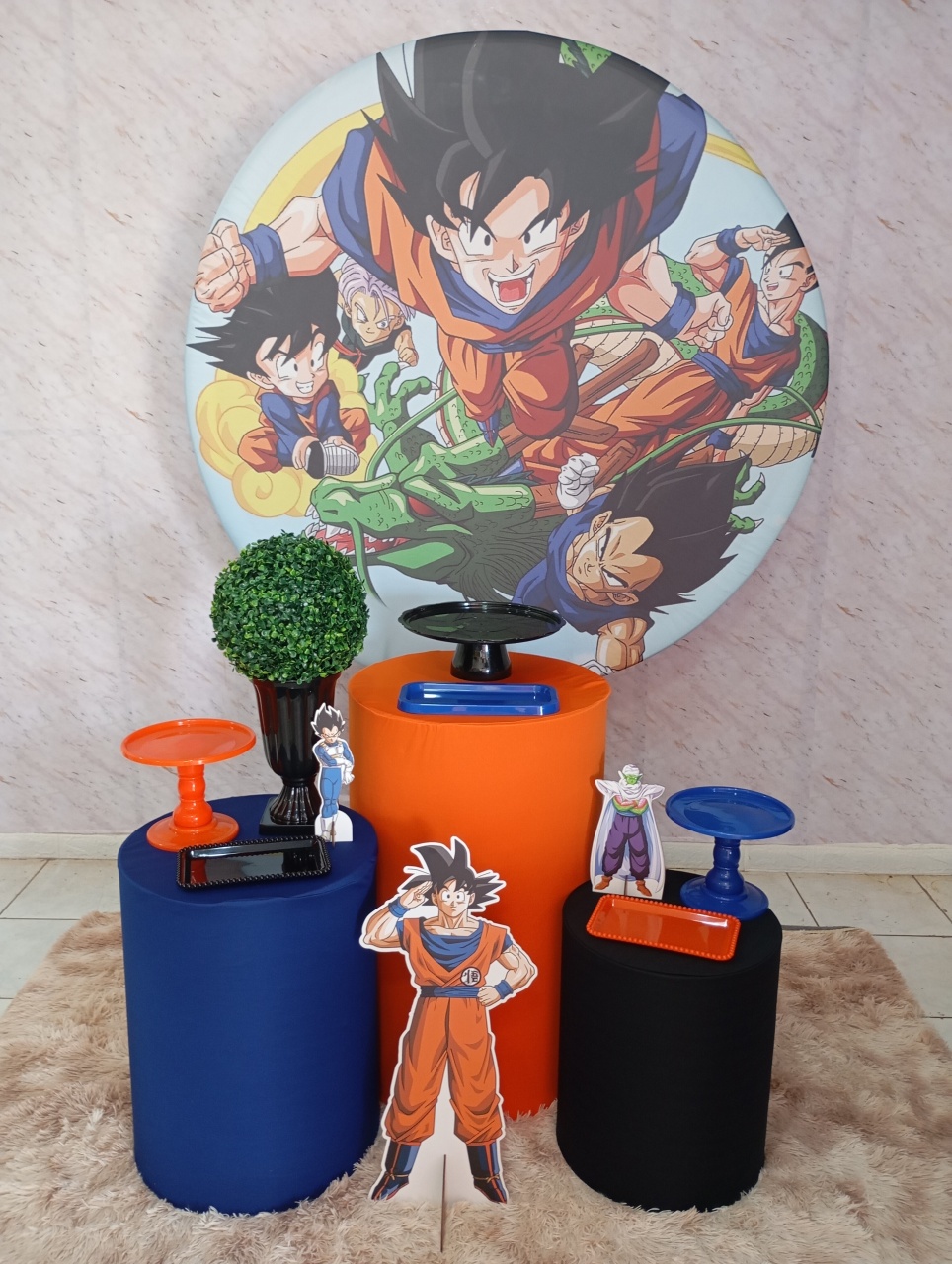 Kit Prata Dragon Ball Z - Greicy Art´S Decor