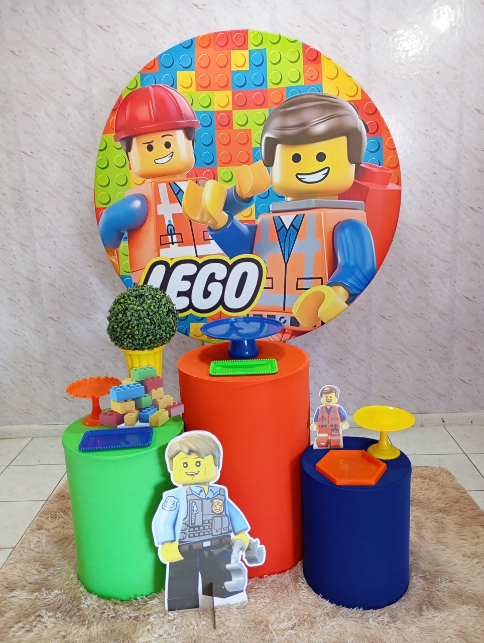 Kit Prata Lego - Greicy Art´s Decor