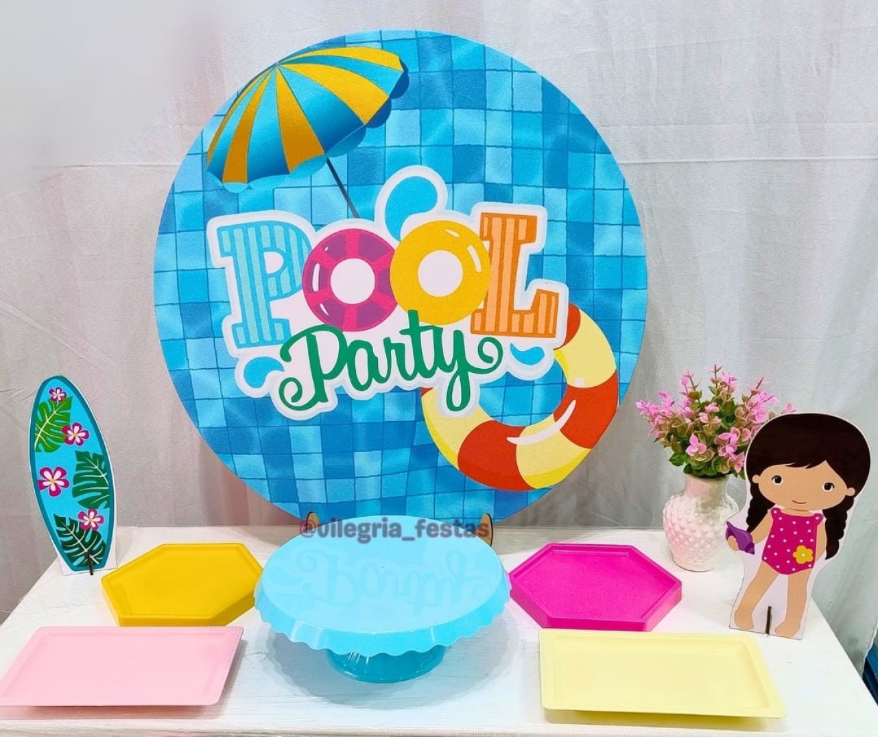 Kit Alegria Pool Party - Vilegria Festas