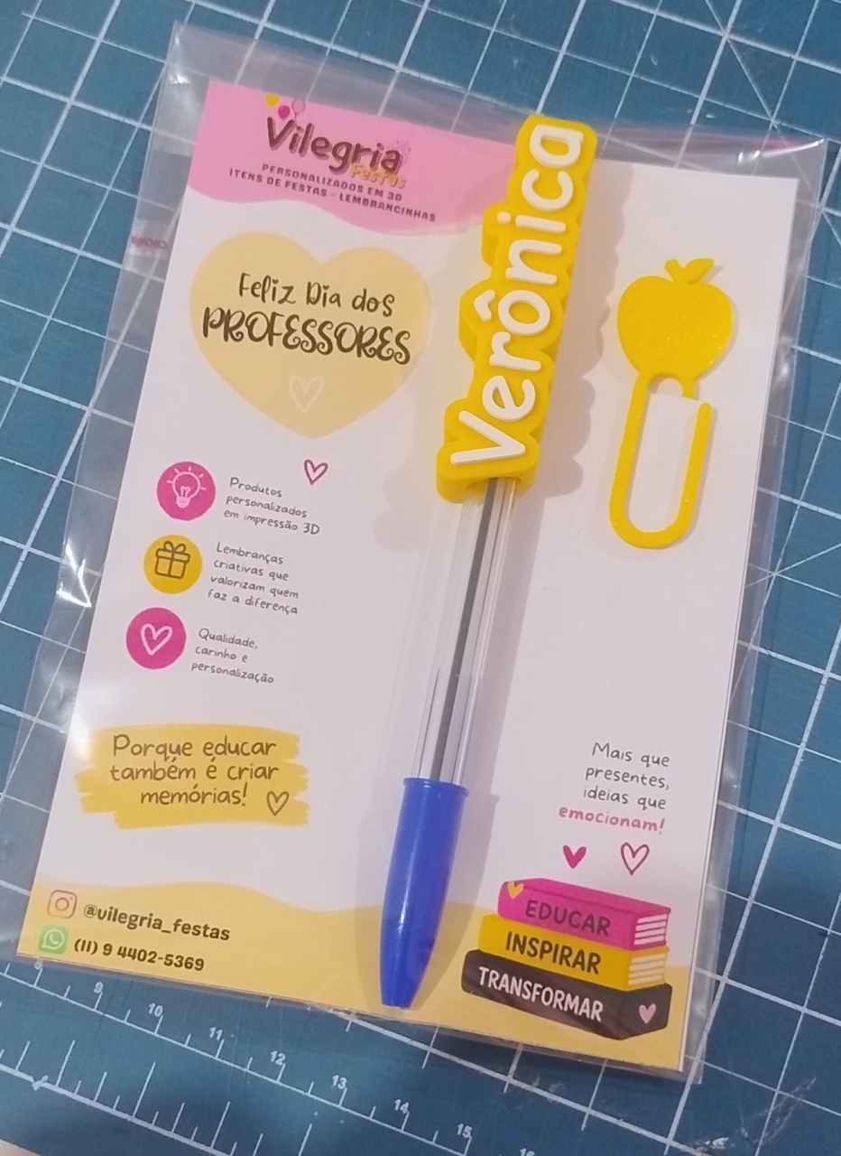 Ponteira Para Caneta Bic - Lembrancinhas - Vilegria Festas