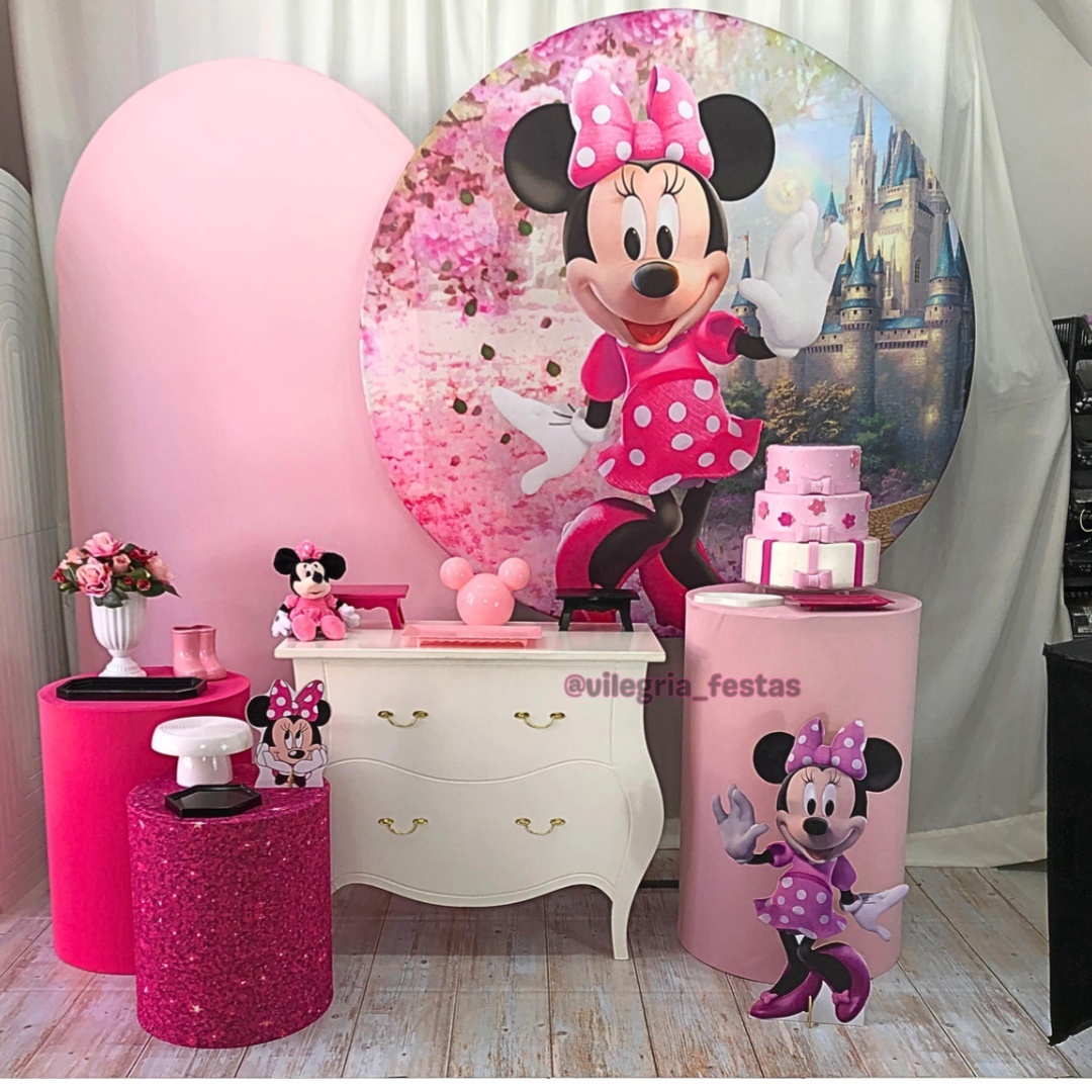 Kit Universo Minnie Rosa - Vilegria Festas