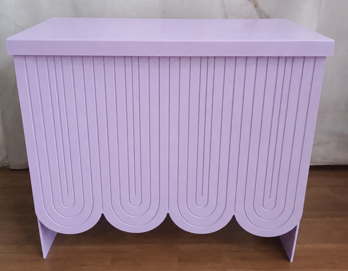 Mesa Babado Lilás - Vilegria Festas
