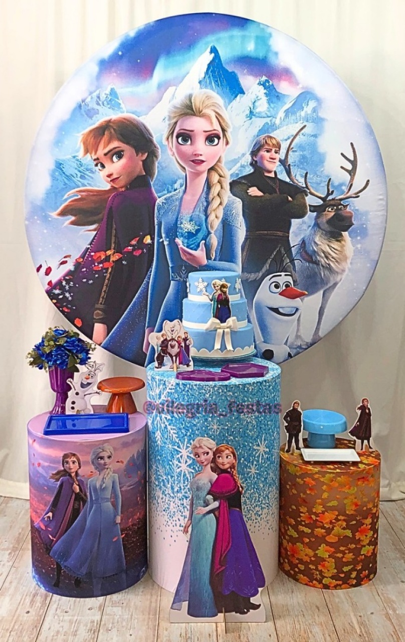 Kit Arco Íris Frozen - Vilegria Festas