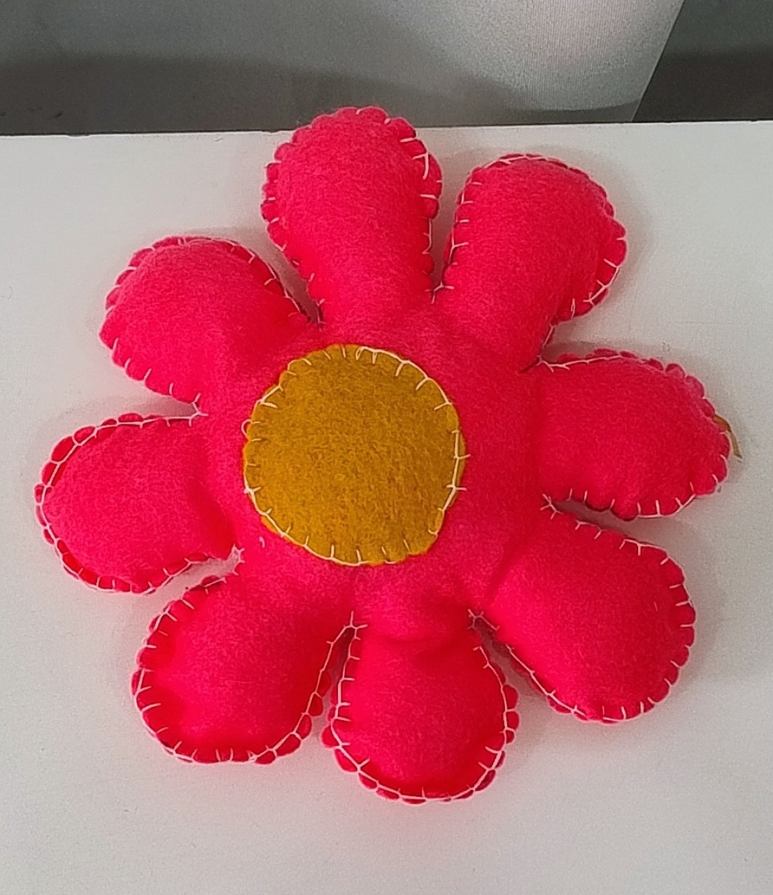 Feltro Flor Pink - Vilegria Festas