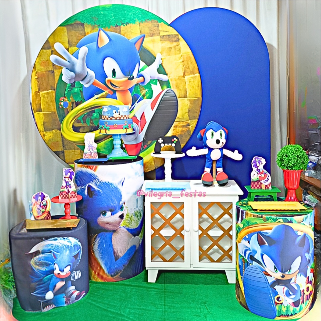 Kit Universo Sonic - Vilegria Festas