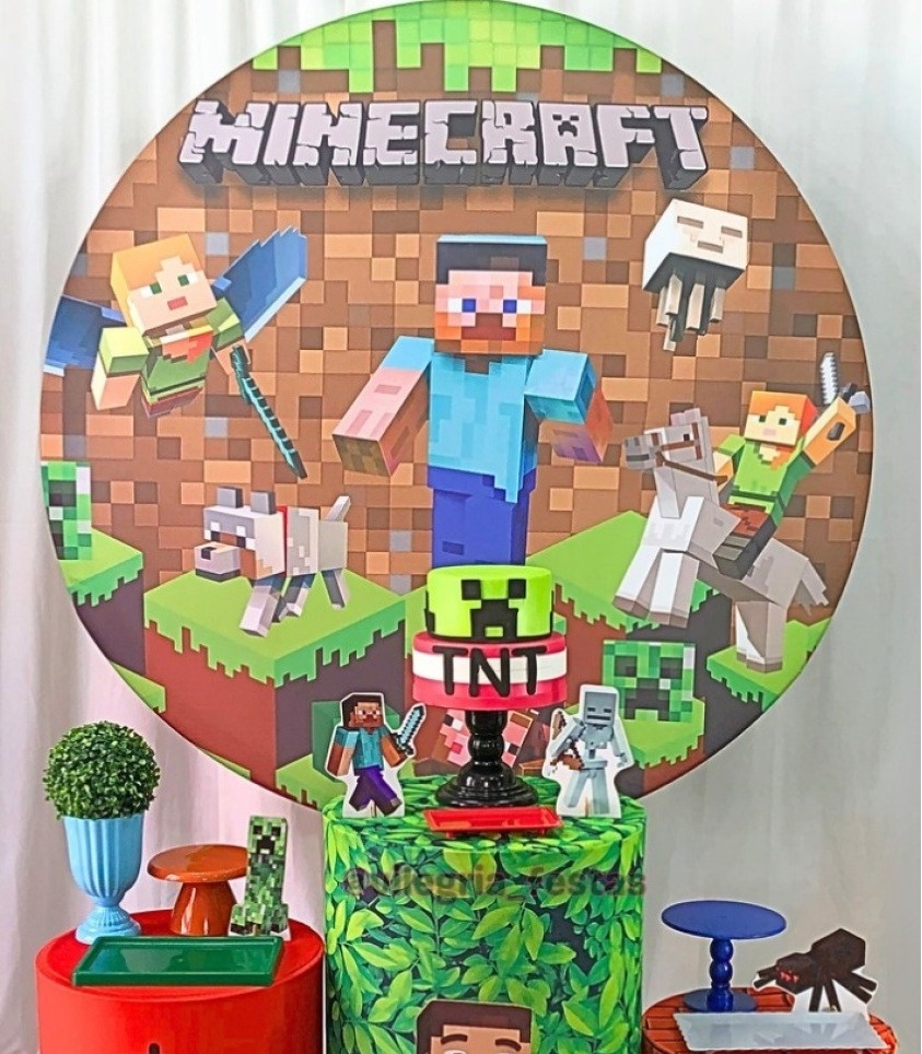 Kit Sorriso Minecraft - Vilegria Festas