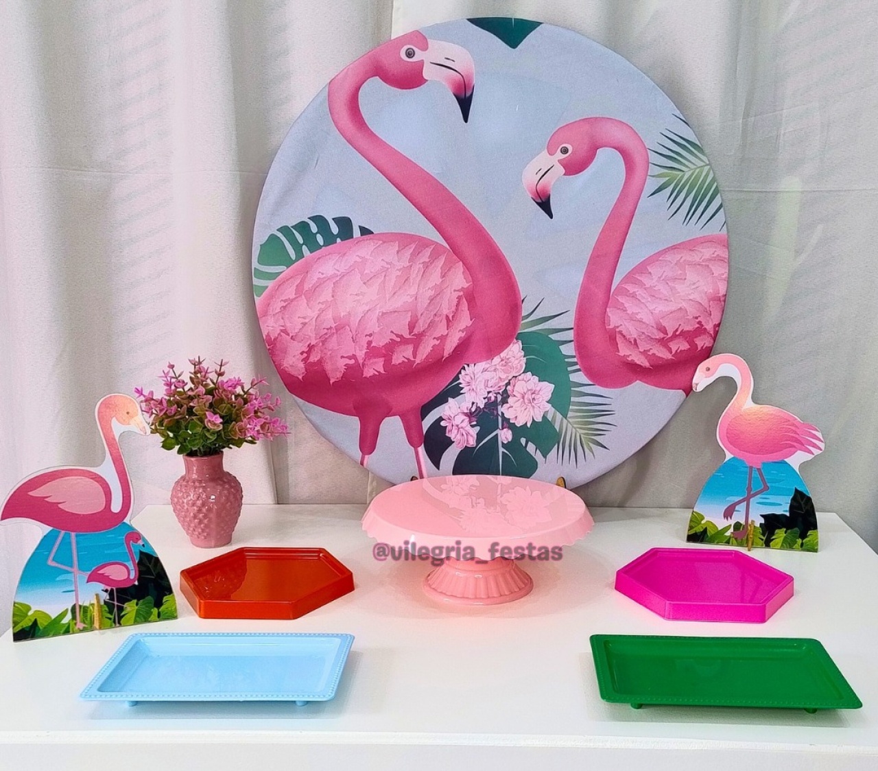 Kit Alegria Flamingo  - Vilegria Festas
