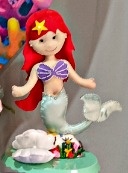Feltro Ariel Sereia - Vilegria Festas