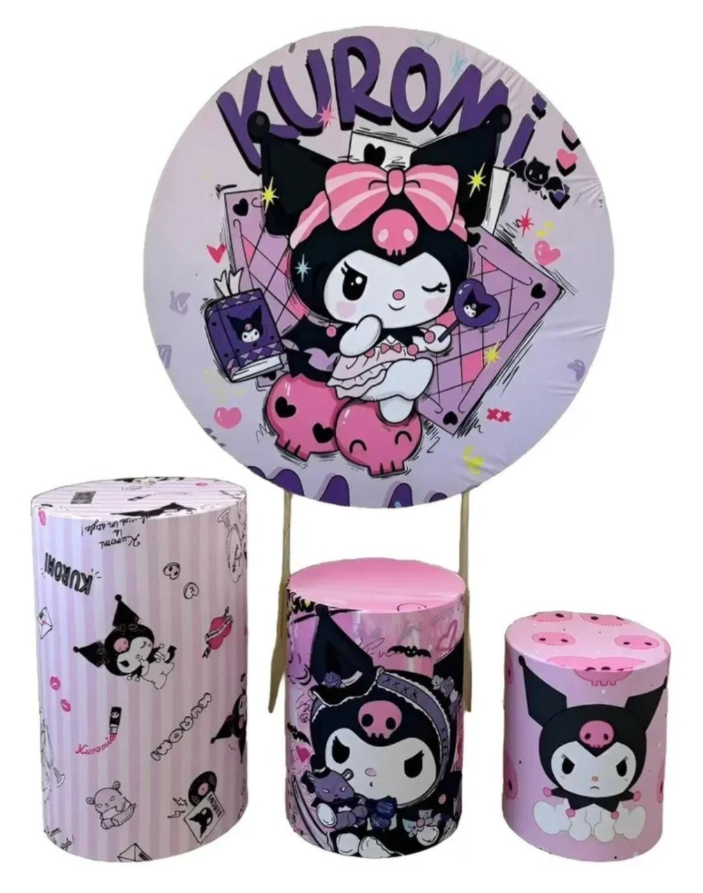 Kit Arco Iris Kuromi - Vilegria Festas