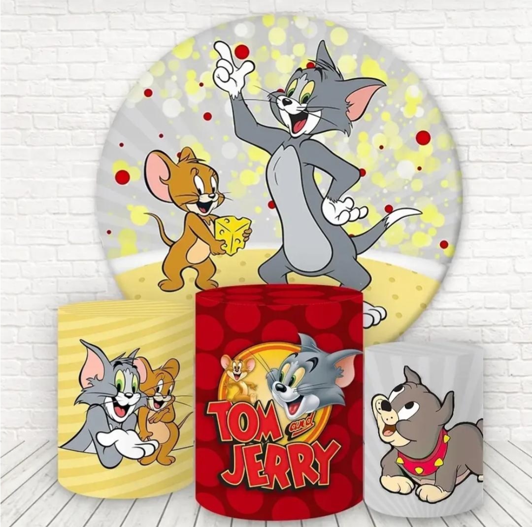 Kit Arco Íris Tom E Jerry - Vilegria Festas