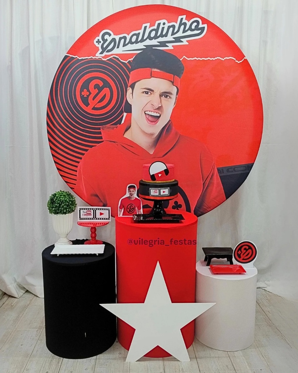 Kit Arco Íris Enaldinho - Vilegria Festas