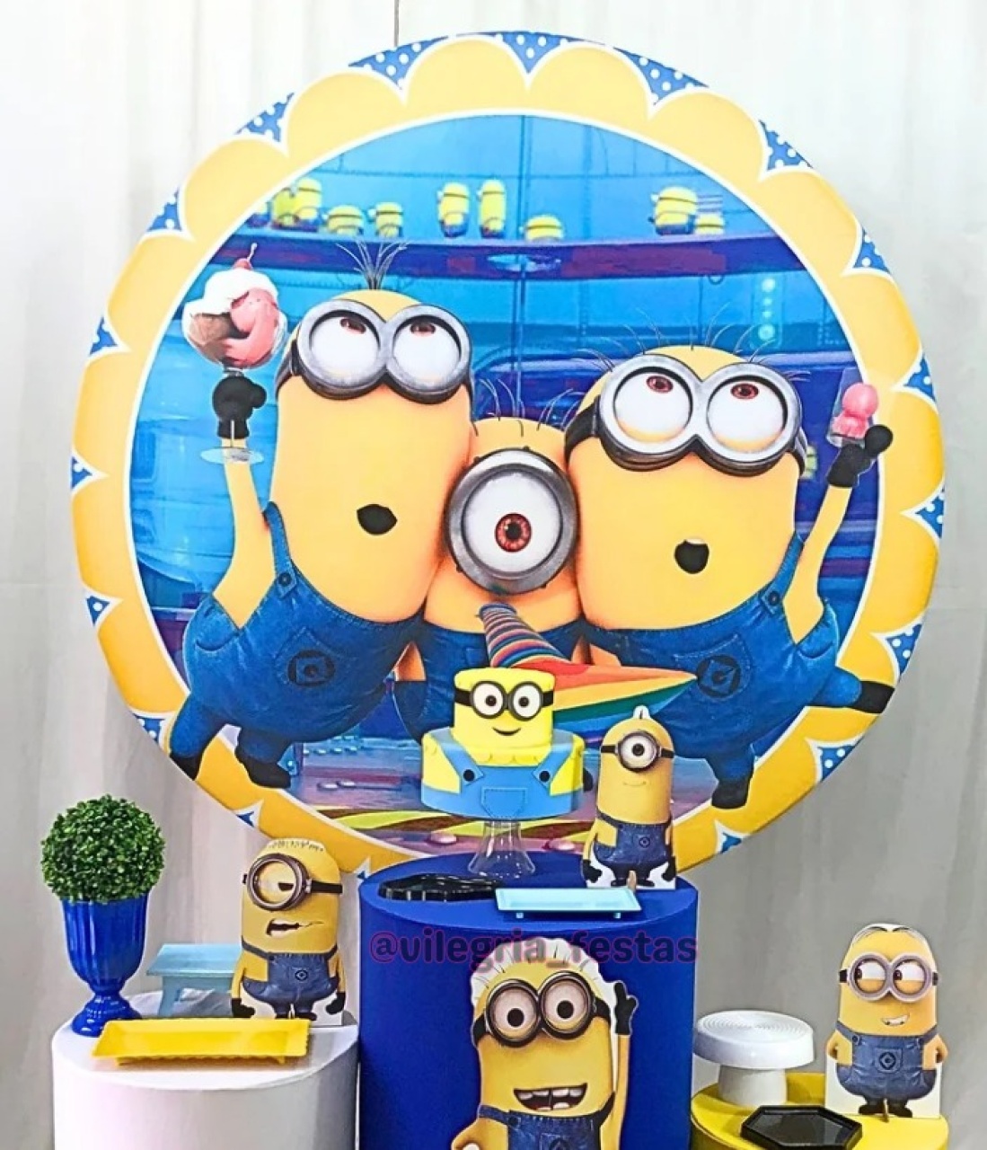 Kit Sorriso Minnions - Vilegria Festas
