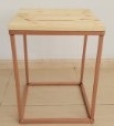 Mesa Cubo de Ferro Rose Gold P - Vilegria Festas