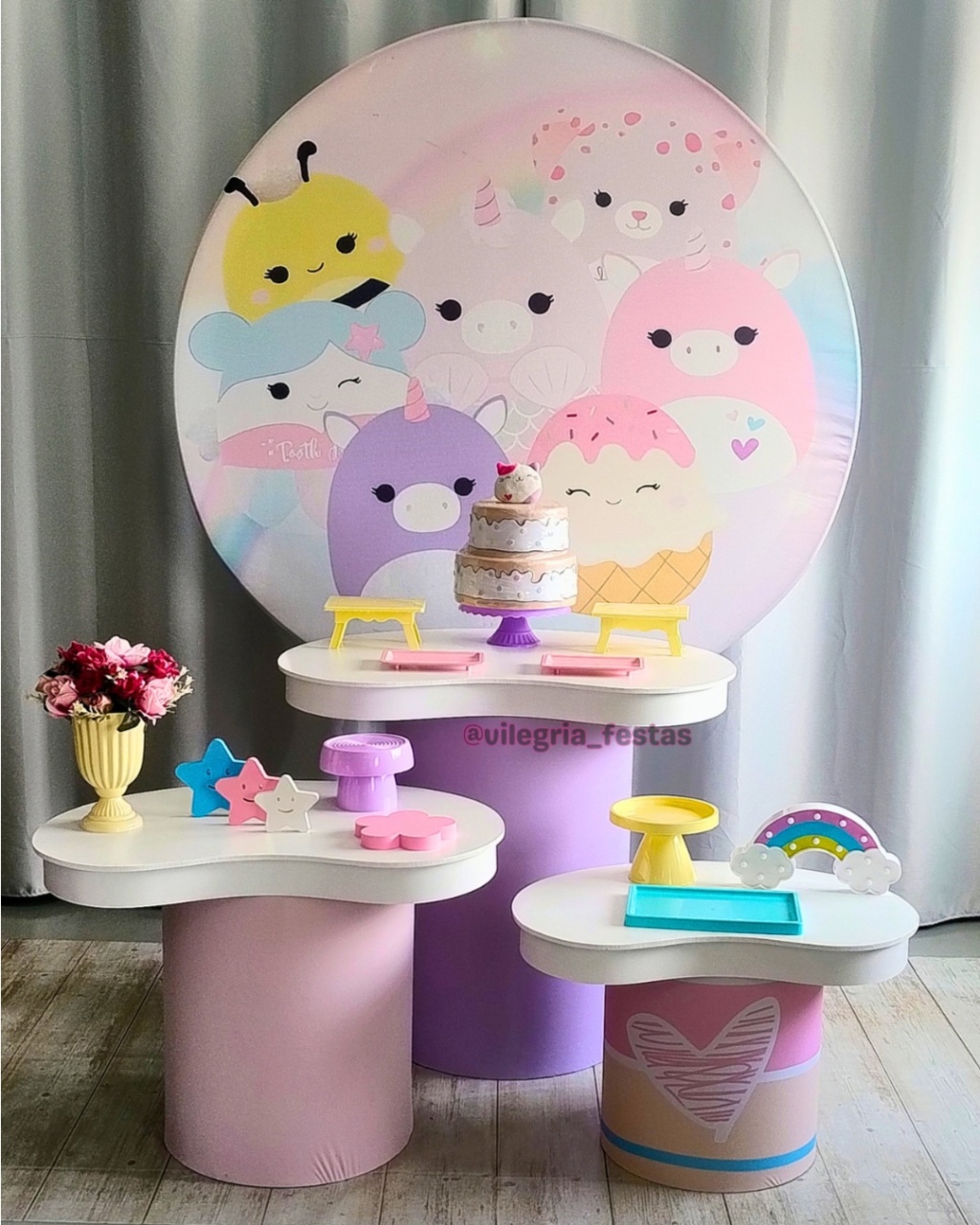 Kit Festejar Squishmallows - Vilegria Festas