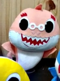 Feltro Baby Shark Bege - Vilegria Festas