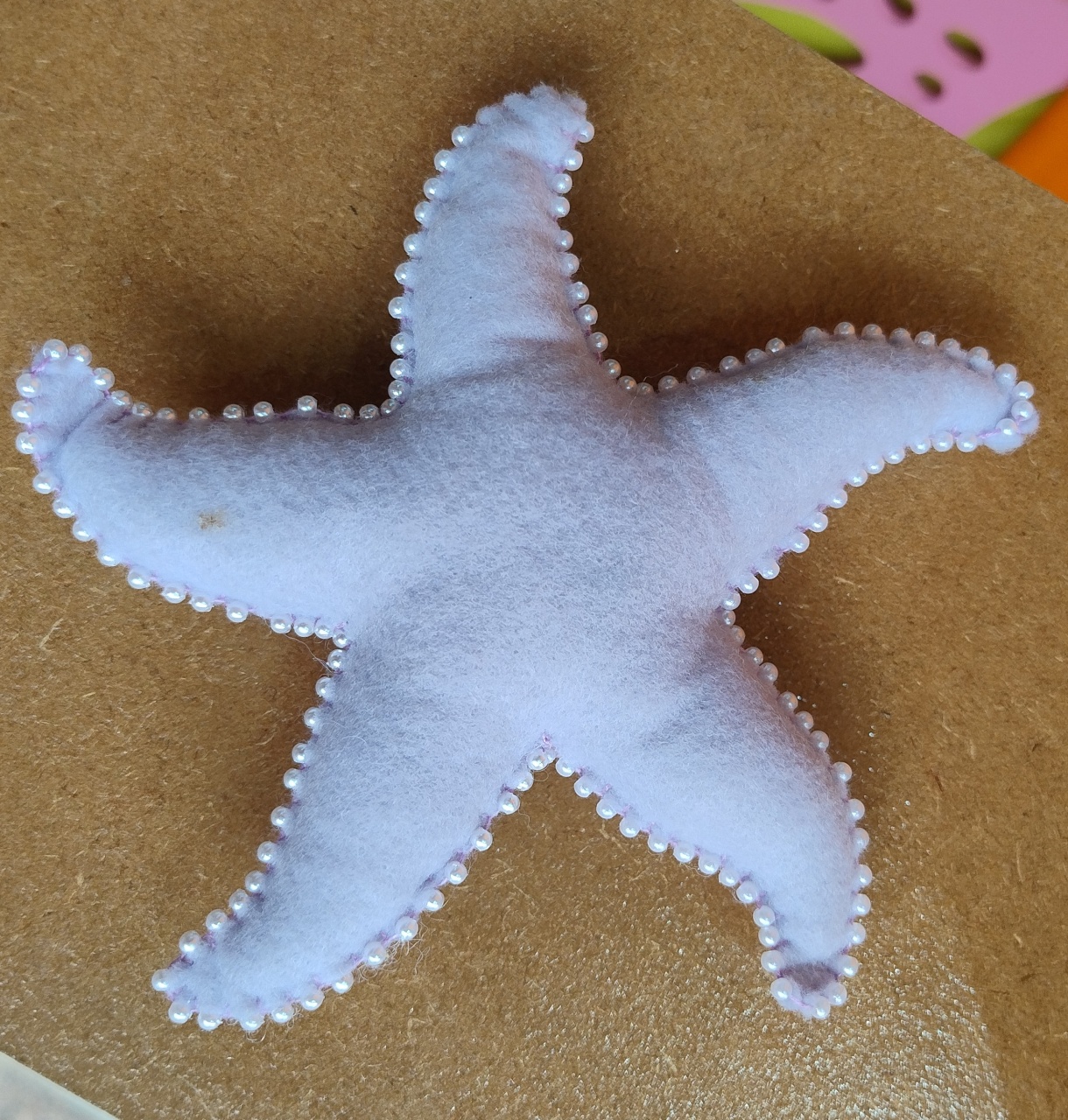 Feltro Estrela Do Mar Lilás  - Vilegria Festas