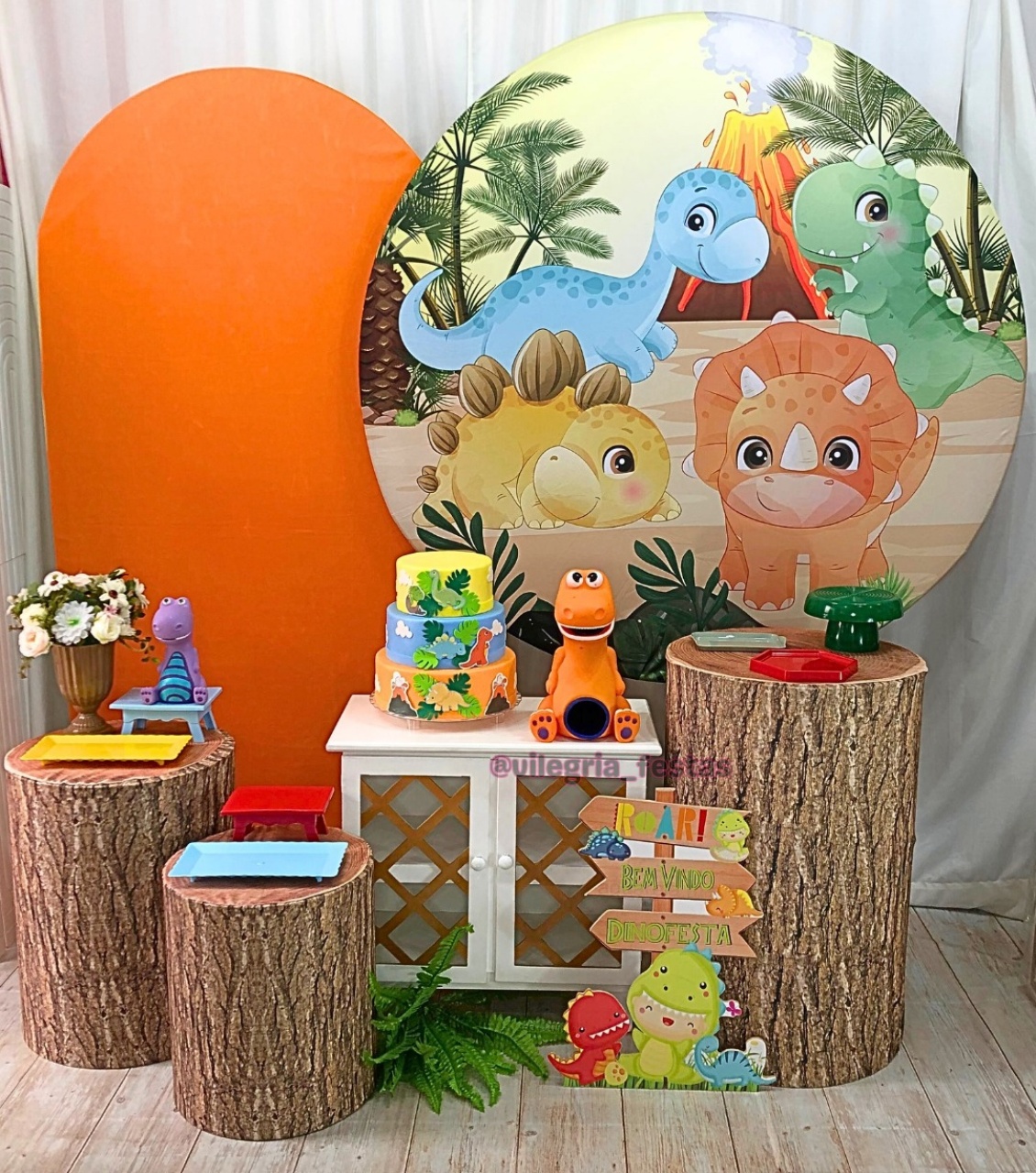 Kit Universo Dino Baby 1 - Vilegria Festas